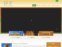 Tablet Screenshot of dallah-hotels.com